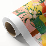 Maximalist Wall Art - Bold Floral and Lemon Still Life - Vibrant Decor