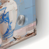 Maximalist Wall Art – Elegant Floral Still Life in Blue and White Vase