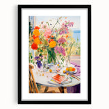 Maximalist Wall Art - Eclectic Floral Print for Bold, Vibrant Home Decor