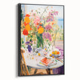 Maximalist Wall Art - Eclectic Floral Print for Bold, Vibrant Home Decor