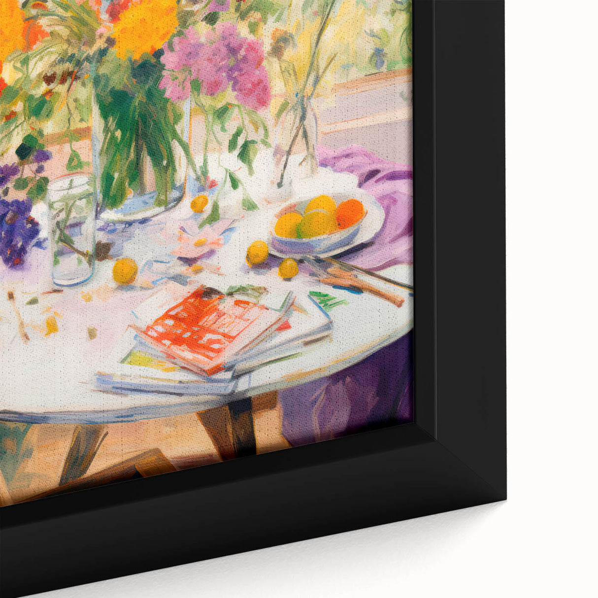 Maximalist Wall Art - Eclectic Floral Print for Bold, Vibrant Home Decor