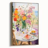 Maximalist Wall Art - Eclectic Floral Print for Bold, Vibrant Home Decor