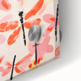 Maximalist Wall Art - Bold Dragonfly Print for Eclectic Home Decor