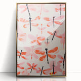 Maximalist Wall Art - Bold Dragonfly Print for Eclectic Home Decor