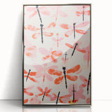 Maximalist Wall Art - Bold Dragonfly Print for Eclectic Home Decor