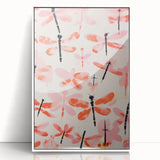 Maximalist Wall Art - Bold Dragonfly Print for Eclectic Home Decor