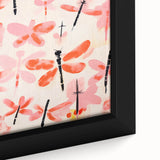Maximalist Wall Art - Bold Dragonfly Print for Eclectic Home Decor
