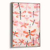 Maximalist Wall Art - Bold Dragonfly Print for Eclectic Home Decor