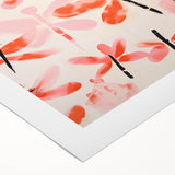 Maximalist Wall Art - Bold Dragonfly Print for Eclectic Home Decor