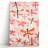 Maximalist Wall Art - Bold Dragonfly Print for Eclectic Home Decor