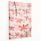 Maximalist Wall Art - Bold Dragonfly Print for Eclectic Home Decor