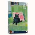 Maximalist Wall Art - Bold Cat Print for Eclectic and Vibrant Decor
