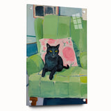 Maximalist Wall Art - Bold Cat Print for Eclectic and Vibrant Decor