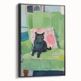 Maximalist Wall Art - Bold Cat Print for Eclectic and Vibrant Decor