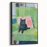 Maximalist Wall Art - Bold Cat Print for Eclectic and Vibrant Decor