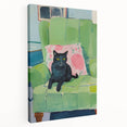 Maximalist Wall Art - Bold Cat Print for Eclectic and Vibrant Decor