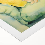 Maximalist Wall Art - Whimsical Cat on Sofa Print for Eclectic Decor