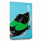 Maximalist Wall Art - Bold Shoe Print for Eclectic and Vibrant Decor