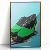 Maximalist Wall Art - Bold Shoe Print for Eclectic and Vibrant Decor