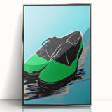 Maximalist Wall Art - Bold Shoe Print for Eclectic and Vibrant Decor