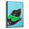 Maximalist Wall Art - Bold Shoe Print for Eclectic and Vibrant Decor