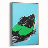 Maximalist Wall Art - Bold Shoe Print for Eclectic and Vibrant Decor