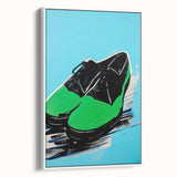 Maximalist Wall Art - Bold Shoe Print for Eclectic and Vibrant Decor