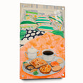 Maximalist Wall Art - Bold Breakfast in Bed Print for Eclectic Decor