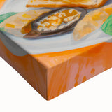 Maximalist Wall Art - Bold Breakfast in Bed Print for Eclectic Decor