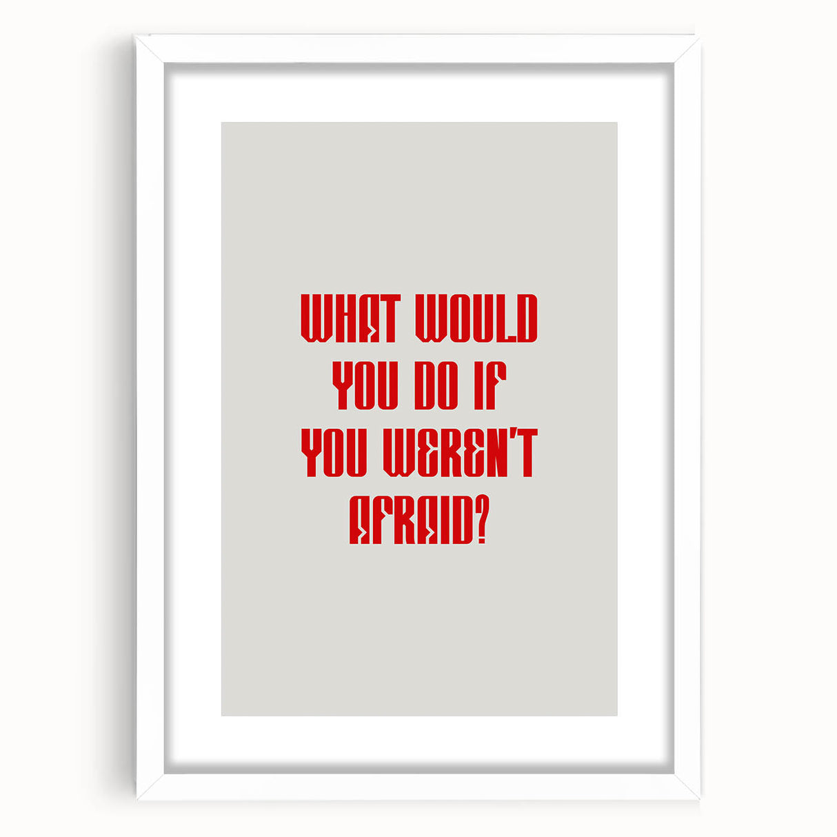 Maximalist Wall Art - Bold Motivational Quote Print for Eclectic Decor