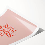 Maximalist Wall Art - Bold Self-Love Quote Print for Eclectic Decor