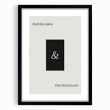 Maximalist Wall Art - Bold Inspirational Quote Print for Eclectic Decor