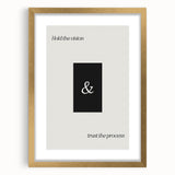 Maximalist Wall Art - Bold Inspirational Quote Print for Eclectic Decor