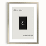 Maximalist Wall Art - Bold Inspirational Quote Print for Eclectic Decor