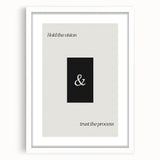 Maximalist Wall Art - Bold Inspirational Quote Print for Eclectic Decor