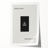 Maximalist Wall Art - Bold Inspirational Quote Print for Eclectic Decor