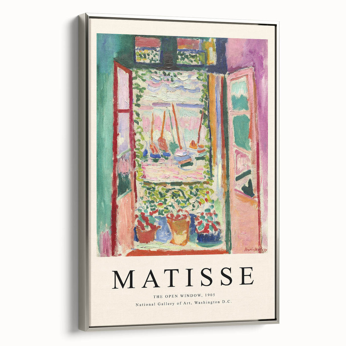 Maximalist Wall Art - The Open Window by Matisse | Bold and Vibrant Decor
