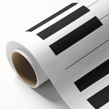 Maximalist Wall Art - Minimalist Piano Key Design | Bold Monochrome Decor