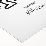 Maximalist Wall Art - Running Heart by K. Haring | Bold and Expressive Decor