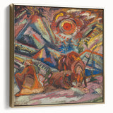 Maximalist Wall Art - Abstract Expressionist Landscape | Bold Decor