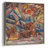 Maximalist Wall Art - Abstract Expressionist Landscape | Bold Decor
