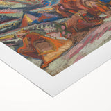 Maximalist Wall Art - Abstract Expressionist Landscape | Bold Decor
