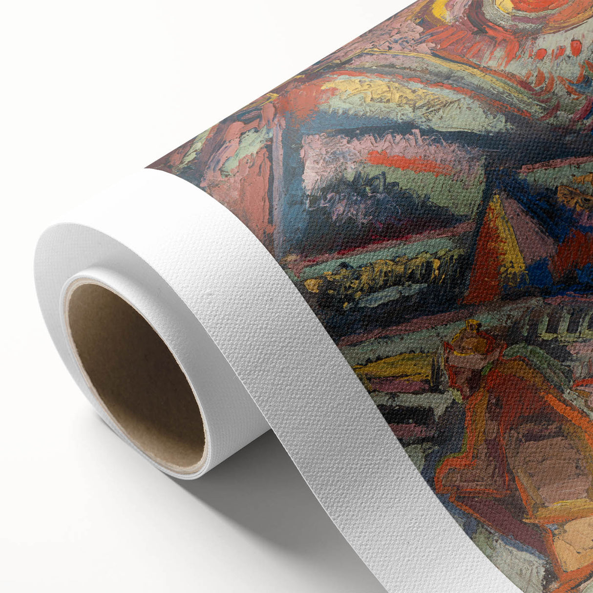 Maximalist Wall Art - Abstract Expressionist Landscape | Bold Decor