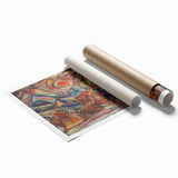 Maximalist Wall Art - Abstract Expressionist Landscape | Bold Decor