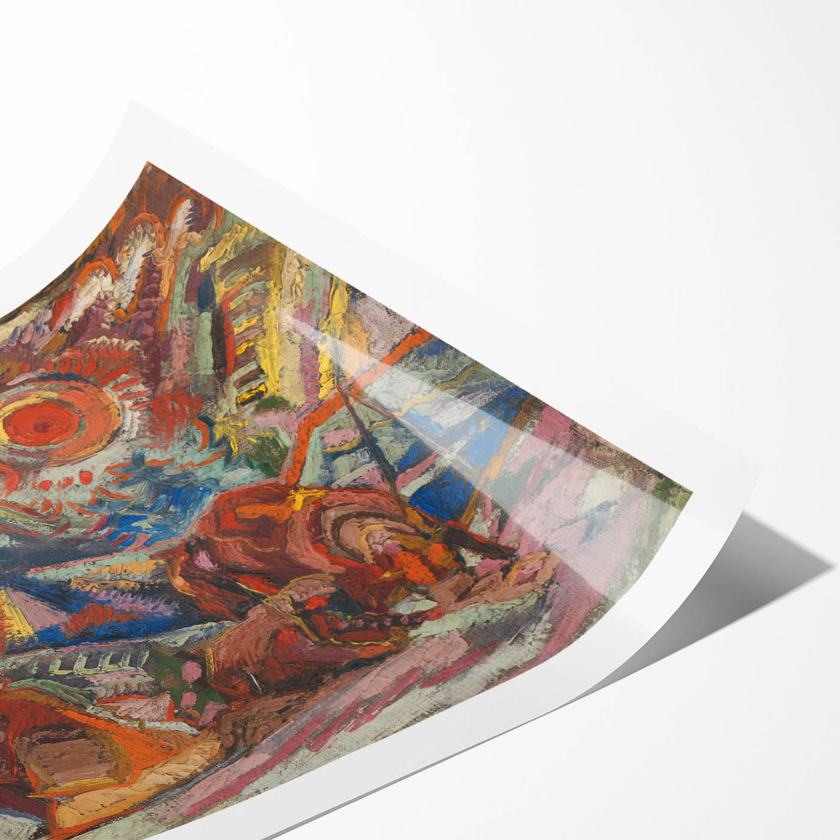 Maximalist Wall Art - Abstract Expressionist Landscape | Bold Decor