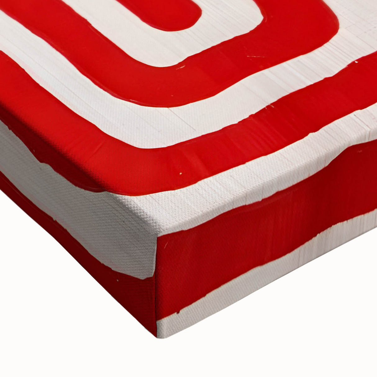 Maximalist Wall Art - Bold Red Geometric Pattern | Modern and Expressive Decor