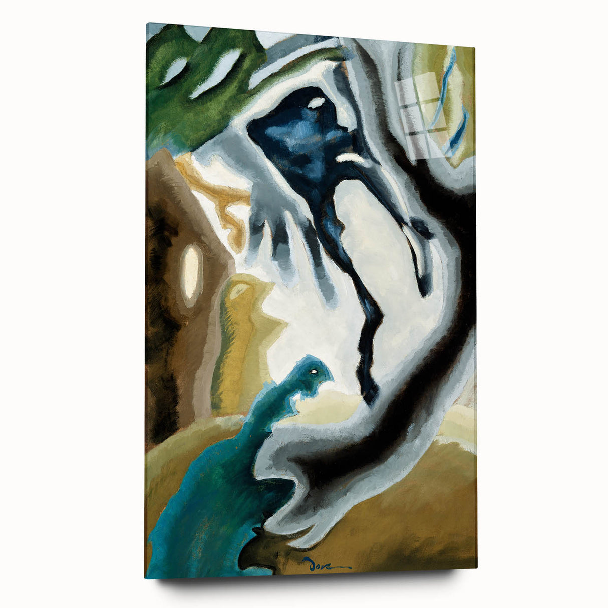 Maximalist Wall Art - Surreal Abstract Composition | Bold and Expressive Decor