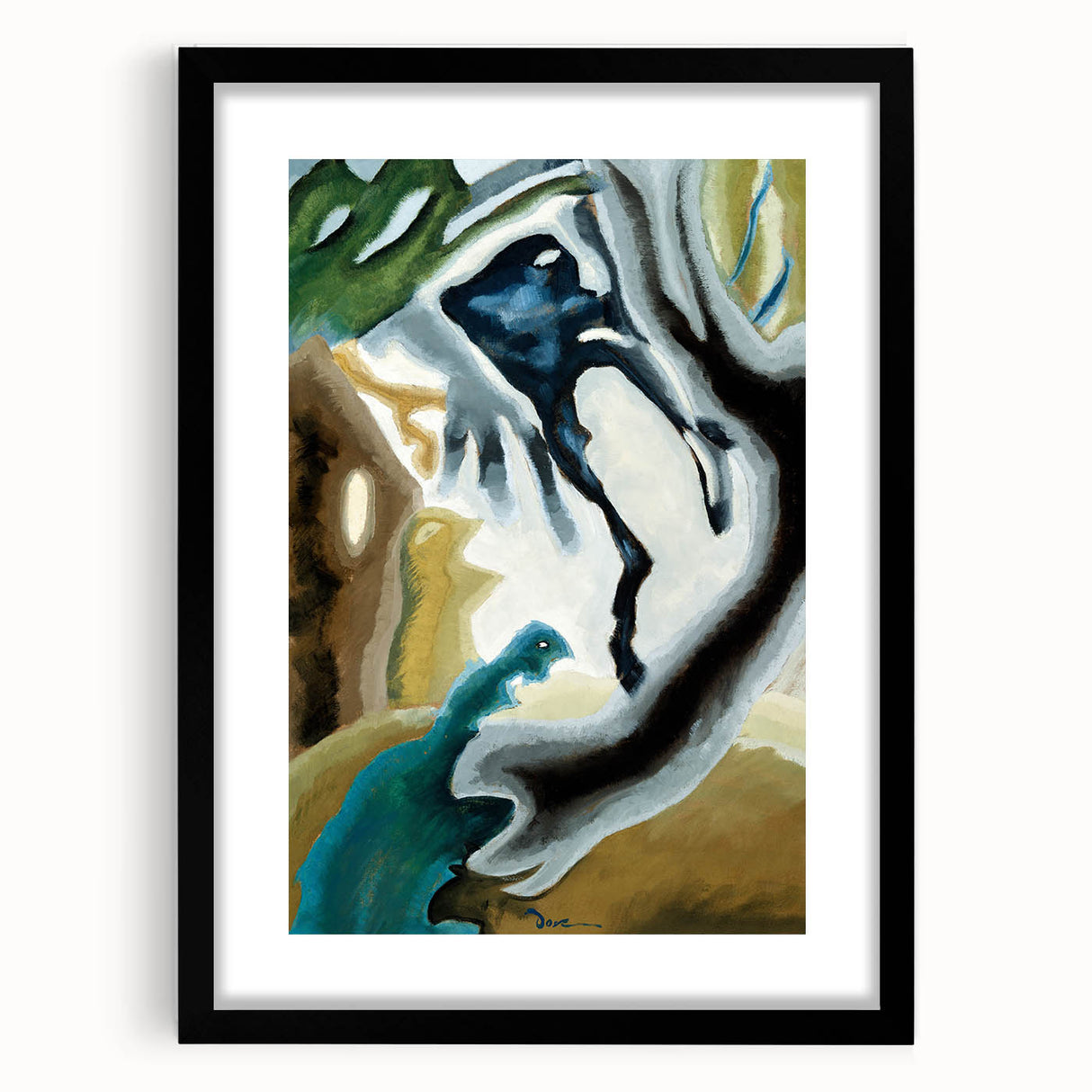 Maximalist Wall Art - Surreal Abstract Composition | Bold and Expressive Decor