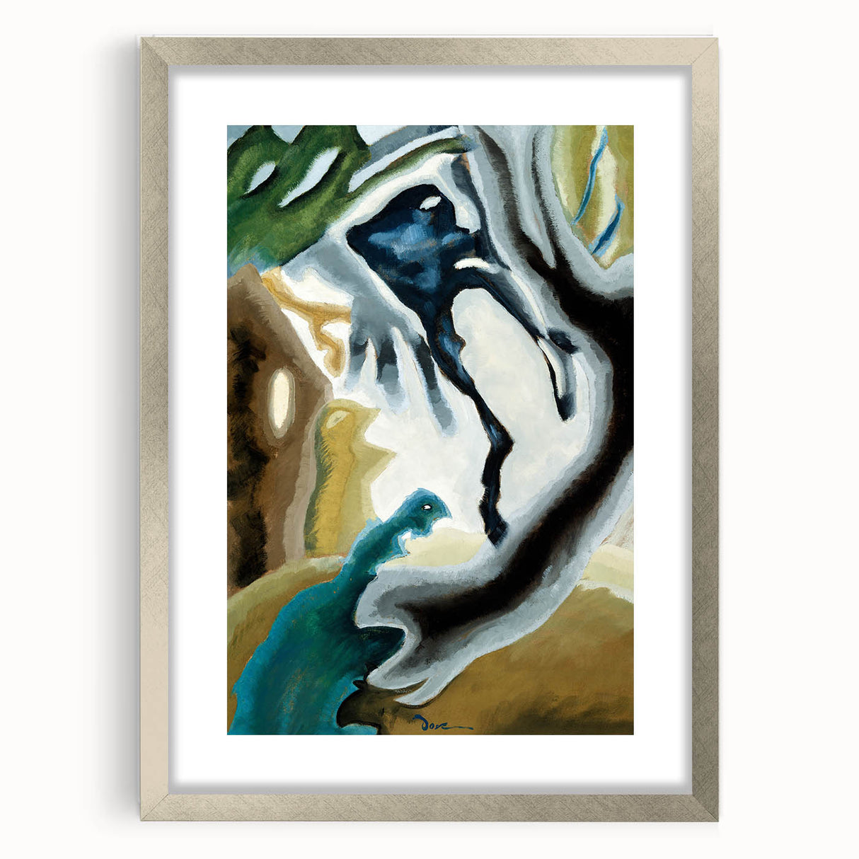 Maximalist Wall Art - Surreal Abstract Composition | Bold and Expressive Decor