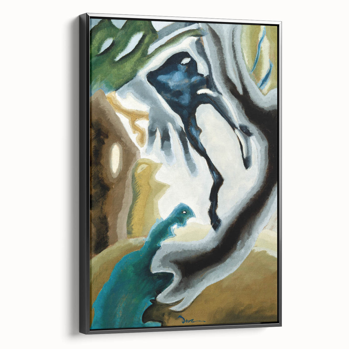 Maximalist Wall Art - Surreal Abstract Composition | Bold and Expressive Decor